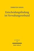 Siegel |  Entscheidungsfindung im Verwaltungsverbund | Buch |  Sack Fachmedien