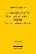 Beckhaus |  Beckhaus, G: Bewältigung von Informationsdefiziten | Buch |  Sack Fachmedien