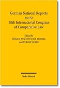 Basedow / Kischel / Sieber |  German National Reports to the 18th International Congress of Comparative Law | Buch |  Sack Fachmedien