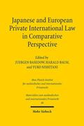 Baum / Basedow / Nishitani |  Japanese and European Private International Law in Comparative Perspective | eBook | Sack Fachmedien