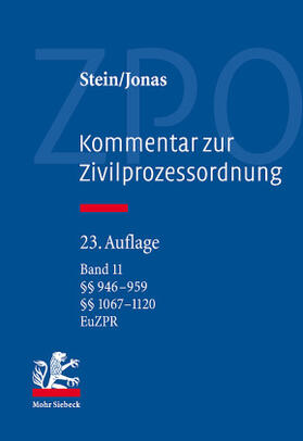Stein / Jonas | Kommentar zur Zivilprozessordnung | Buch | sack.de
