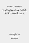 Johnson |  Reading David and Goliath in Greek and Hebrew | eBook | Sack Fachmedien