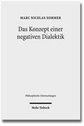 Sommer |  Das Konzept einer negativen Dialektik | Buch |  Sack Fachmedien
