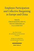 Basedow / Su / Liukkunen |  Employee Participation and Collective Bargaining in Europe and China | eBook | Sack Fachmedien