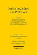 Fleischer / Basedow / Zimmermann |  Legislators, Judges, and Professors | eBook | Sack Fachmedien