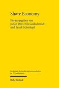 Dörr / Schorkopf / Goldschmidt |  Share Economy | Buch |  Sack Fachmedien