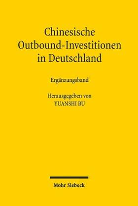 Bu | Chinesische Outbound-Investitionen in Deutschland | Buch | sack.de