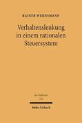 Wernsmann |  Verhaltenslenkung in einem rationalen Steuersystem | eBook | Sack Fachmedien