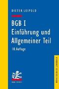 Leipold |  BGB I: Einführung und Allgemeiner Teil | Buch |  Sack Fachmedien