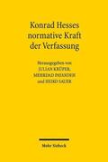 Krüper / Payandeh / Sauer |  Konrad Hesses normative Kraft der Verfassung | Buch |  Sack Fachmedien