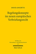 Anschütz |  Regelungskonzepte im neuen europäischen Verbriefungsrecht | eBook | Sack Fachmedien