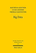 Leistner / Antoine / Sagstetter |  Big Data | Buch |  Sack Fachmedien