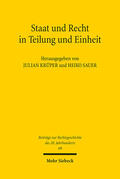 Krüper / Sauer |  Staat und Recht in Teilung und Einheit | eBook | Sack Fachmedien