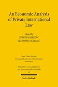 Basedow / Kono / Rühl |  An Economic Analysis of Private International Law | eBook | Sack Fachmedien
