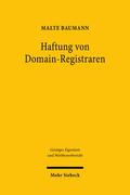 Baumann |  Haftung von Domain-Registraren | Buch |  Sack Fachmedien