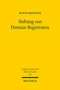 Baumann |  Haftung von Domain-Registraren | eBook | Sack Fachmedien