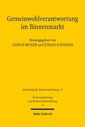 Becker / Schwarze |  Gemeinwohlverantwortung im Binnenmarkt | eBook | Sack Fachmedien