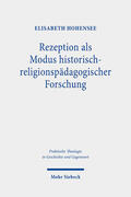 Hohensee |  Rezeption als Modus historisch-religionspädagogischer Forschung | eBook | Sack Fachmedien