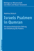 Brütsch |  Israels Psalmen in Qumran | Buch |  Sack Fachmedien