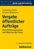 Schütte / Horstkotte / Schubert |  Vergabe öffentlicher Aufträge | Buch |  Sack Fachmedien