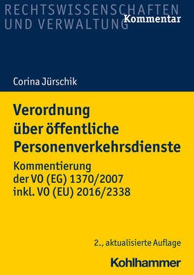 Jürschik | Jürschik, C: Verordnung über öffentliche Personenverkehrsdie | Buch | sack.de