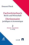 Doucet / Fleck |  Fachwörterbuch Recht und Wirtschaft Deutsch - Französisch | Buch |  Sack Fachmedien