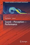 Bader |  Sound - Perception - Performance | Buch |  Sack Fachmedien