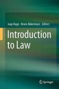 Hage / Akkermans |  Introduction to Law | Buch |  Sack Fachmedien