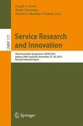 Davis / Motahari-Nezhad / Demirkan |  Service Research and Innovation | Buch |  Sack Fachmedien