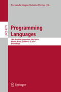 Quintao Pereira |  Programming Languages | Buch |  Sack Fachmedien