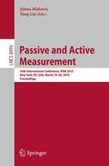 Liu / Mirkovic |  Passive and Active Measurement | Buch |  Sack Fachmedien