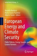 Bardazzi / Pazienza / Tonini |  European Energy and Climate Security | Buch |  Sack Fachmedien