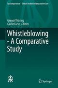 Forst / Thüsing |  Whistleblowing - A Comparative Study | Buch |  Sack Fachmedien