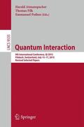 Atmanspacher / Pothos / Filk |  Quantum Interaction | Buch |  Sack Fachmedien