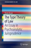 Novak |  The Type Theory of Law | Buch |  Sack Fachmedien