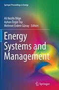 Bilge / Günay / Toy |  Energy Systems and Management | Buch |  Sack Fachmedien