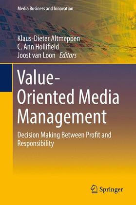 Altmeppen / Hollifield / van Loon | Value-Oriented Media Management | Buch | sack.de