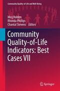 Holden / Stevens / Phillips |  Community Quality-of-Life Indicators: Best Cases VII | Buch |  Sack Fachmedien