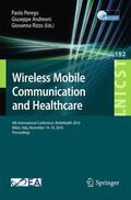 Perego / Rizzo / Andreoni |  Wireless Mobile Communication and Healthcare | Buch |  Sack Fachmedien