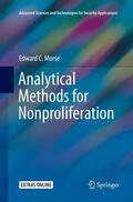 Morse |  Analytical Methods for Nonproliferation | Buch |  Sack Fachmedien