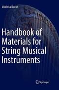 Bucur |  Handbook of Materials for String Musical Instruments | Buch |  Sack Fachmedien