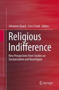Schuh / Quack |  Religious Indifference | Buch |  Sack Fachmedien