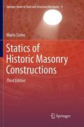 Como |  Statics of Historic Masonry Constructions | Buch |  Sack Fachmedien