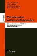 Majchrzak / Monfort / Traverso |  Web Information Systems and Technologies | Buch |  Sack Fachmedien