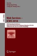 Jin / Wang / Zhang |  Web Services - ICWS 2018 | Buch |  Sack Fachmedien