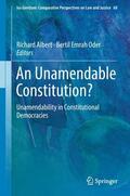 Oder / Albert |  An Unamendable Constitution? | Buch |  Sack Fachmedien