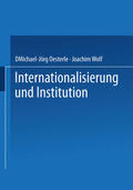 Oesterle / Wolf |  Internationalisierung und Institution | eBook | Sack Fachmedien
