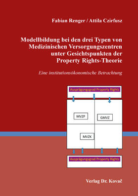 Renger / Czirfusz | Modellbildung bei den drei Typen von Medizinischen Versorgungszentren unter Gesichtspunkten der Property Rights-Theorie | Buch | sack.de