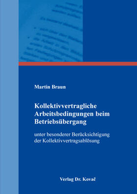 Braun | Kollektivvertragliche Arbeitsbedingungen beim Betriebsübergang | Buch | sack.de