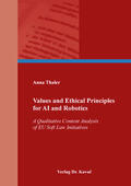Thaler |  Values and Ethical Principles for AI and Robotics | Buch |  Sack Fachmedien